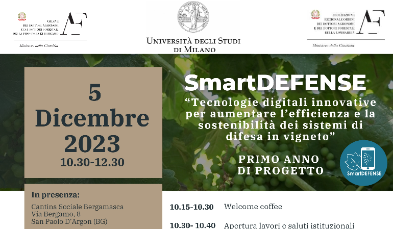 smartDEFENSE - Evento di chiusura del progetto: 5 dicembre 2023